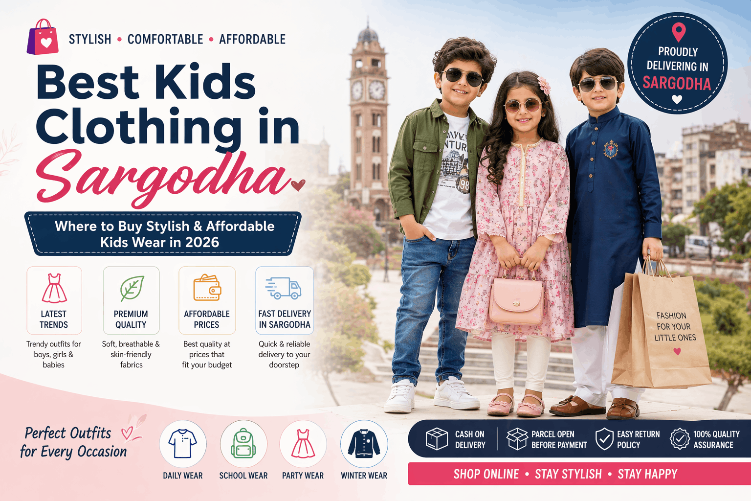 Best Kids Clothing in Sargodha: Where to Buy Stylish & Affordable Kids Wear in 2026